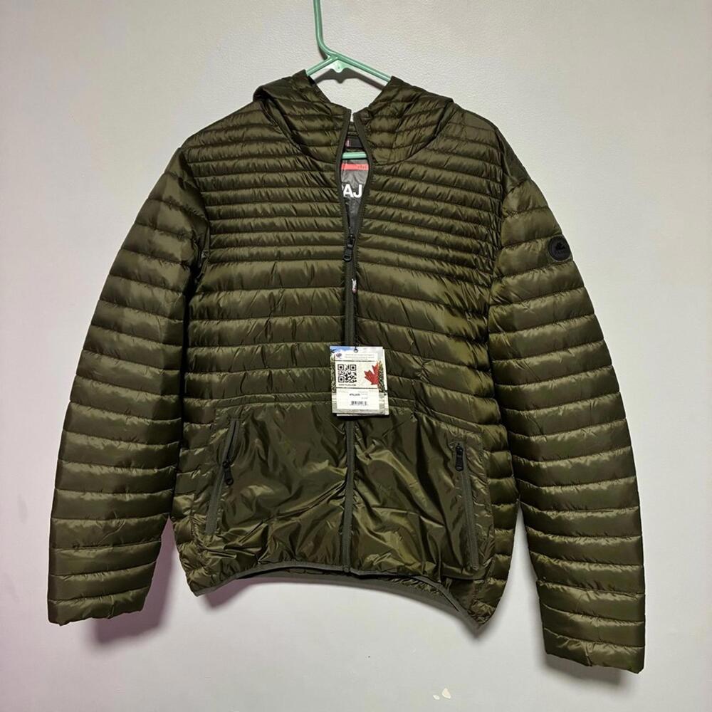 Pajar NWT Military Green puffer Jacket men’s size Large
